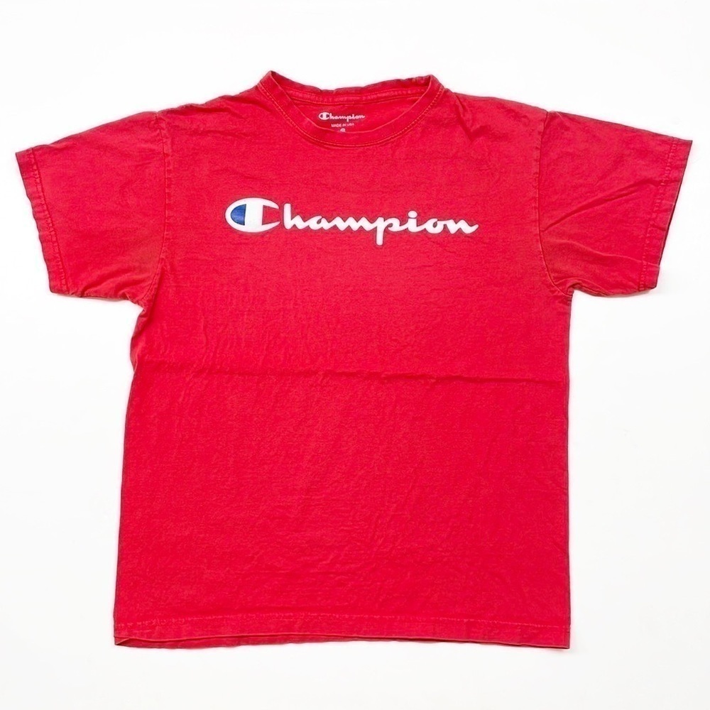 Champion red short sleeve t-shirt